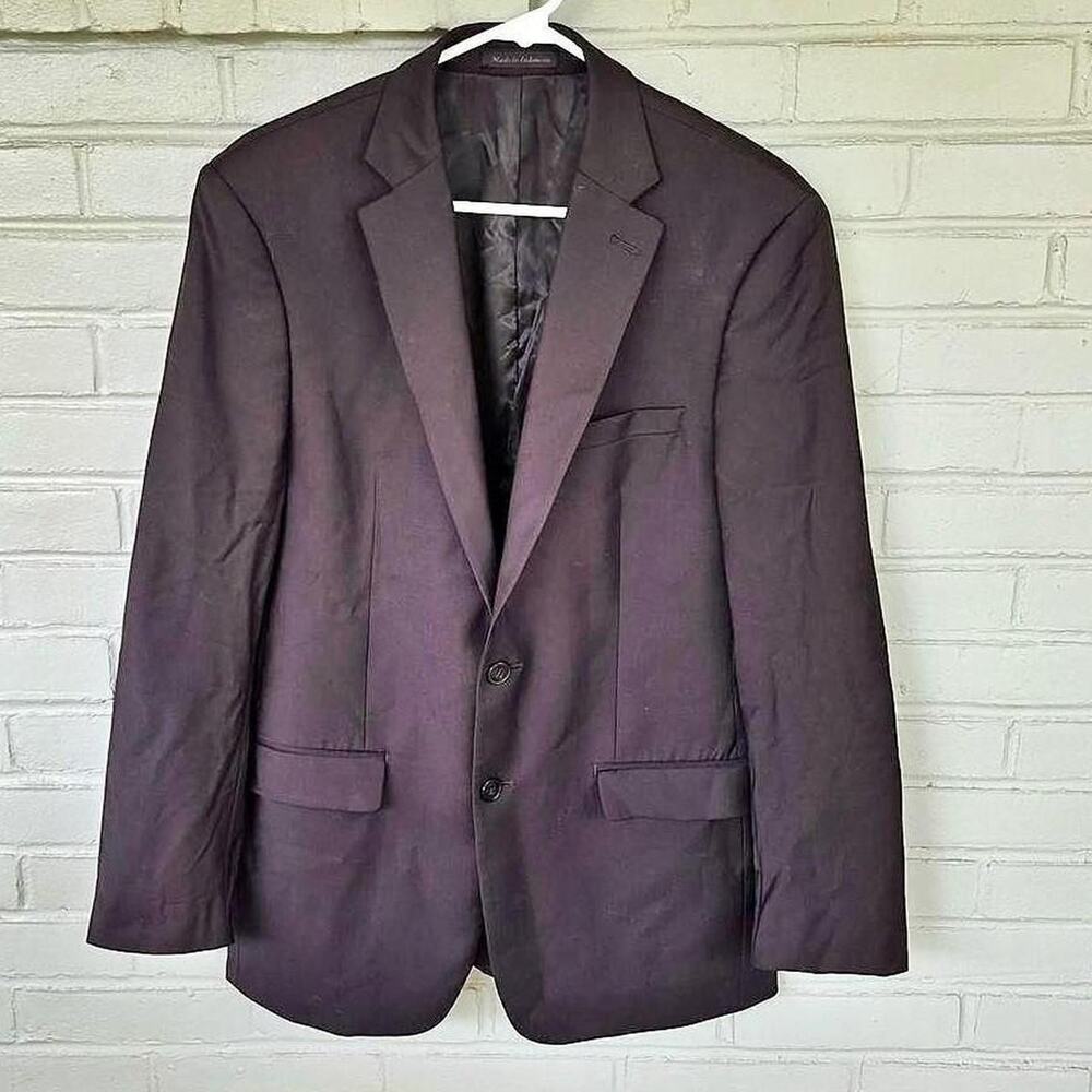 Vintage style minimalist black calvin klein blazer